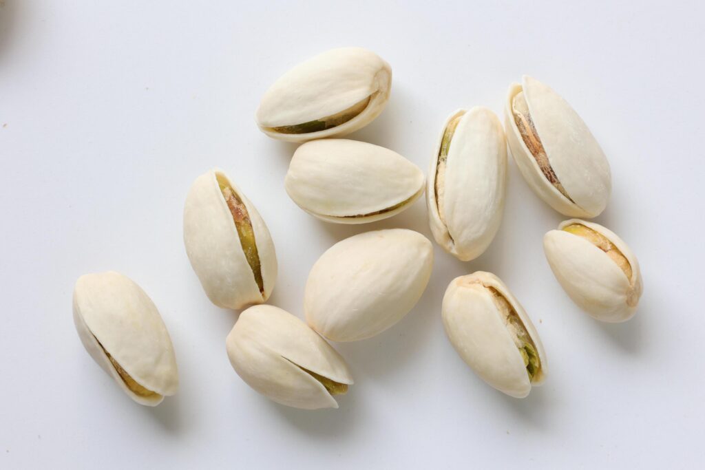 Pistachio nut isolated on white background Stock Free