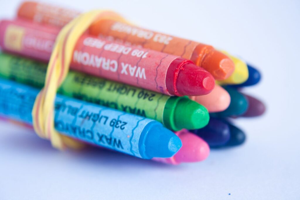 Crayons Colors Kids Stock Free