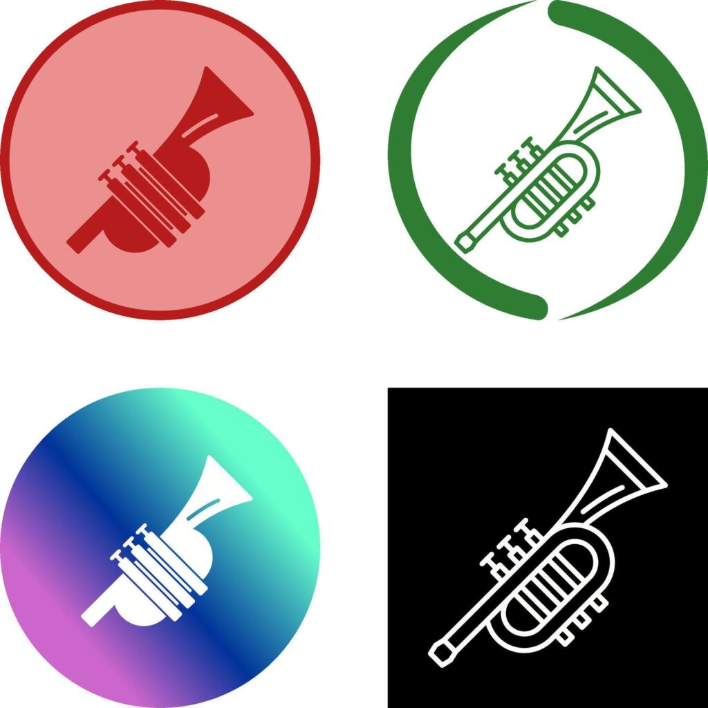 Trumpet Icon Design Stock Free