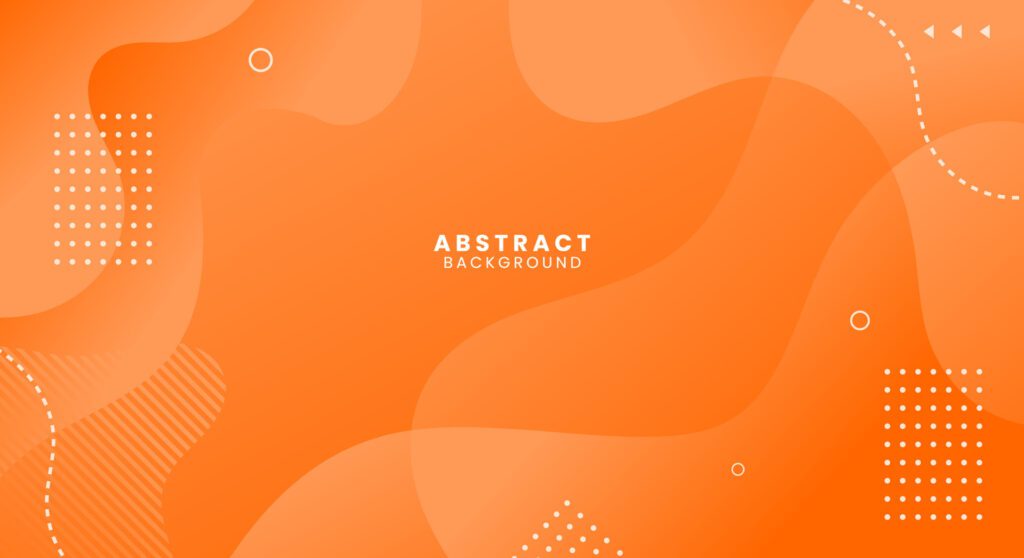 Dynamic abstract trendy orange color gradation background Free Vector and Free SVG