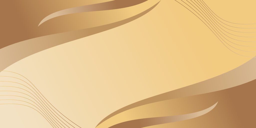 Gold Gradient Background with Copy Space Area. Luxurious and Elegant. Template Design for Banner, Greeting Card, Flyer, Brochure, Social Media. Free Vector