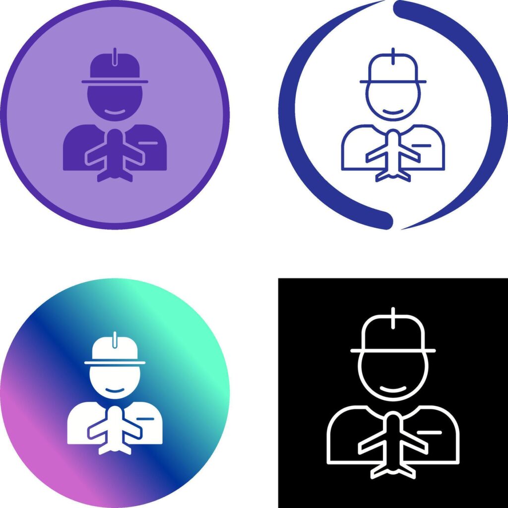 Worker Icon Design Stock Free