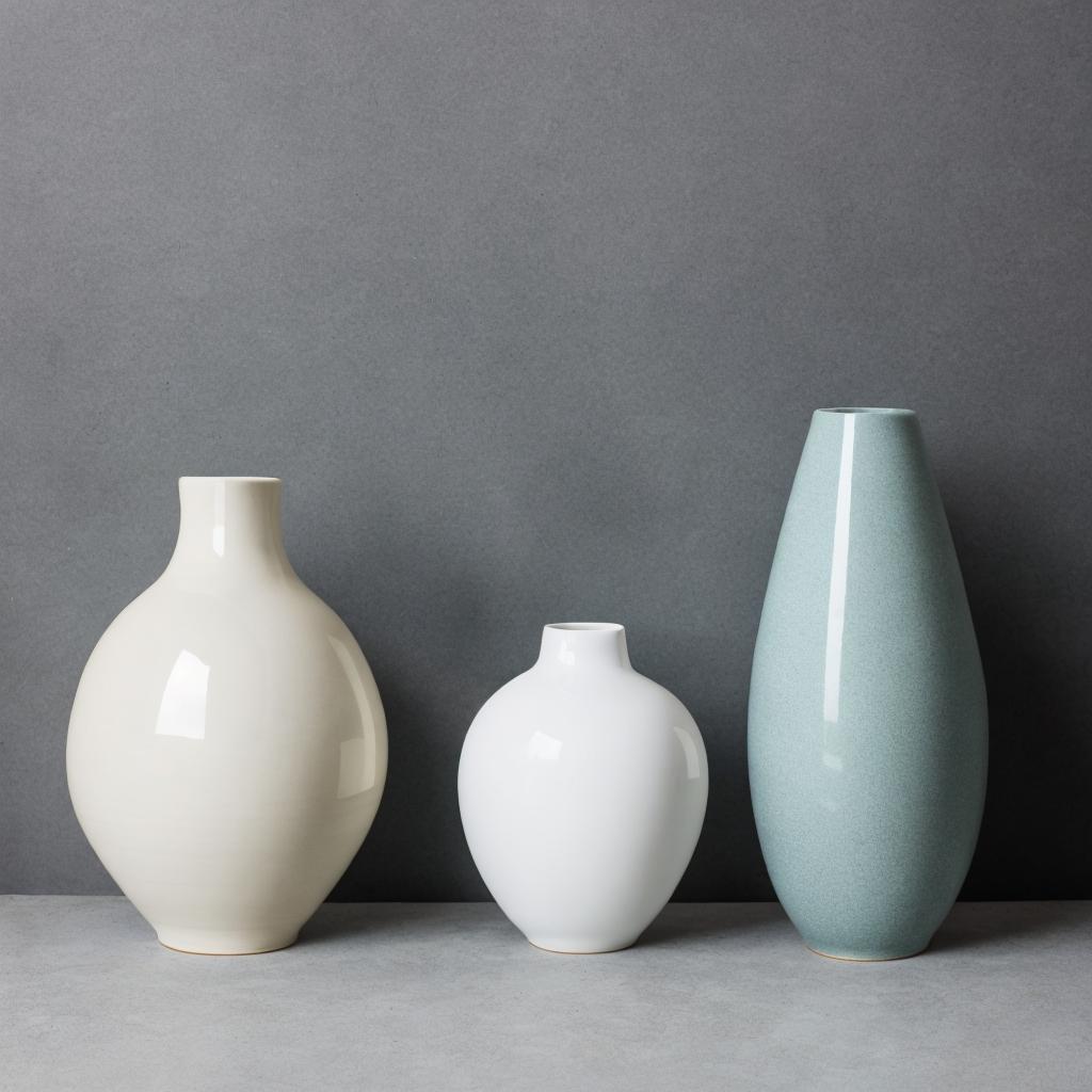 Different shapes of vases by @ai_generated