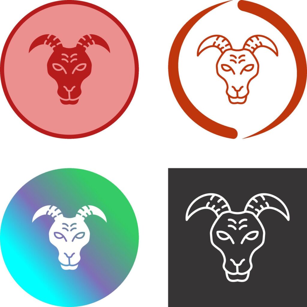 Goat Icon Design Stock Free