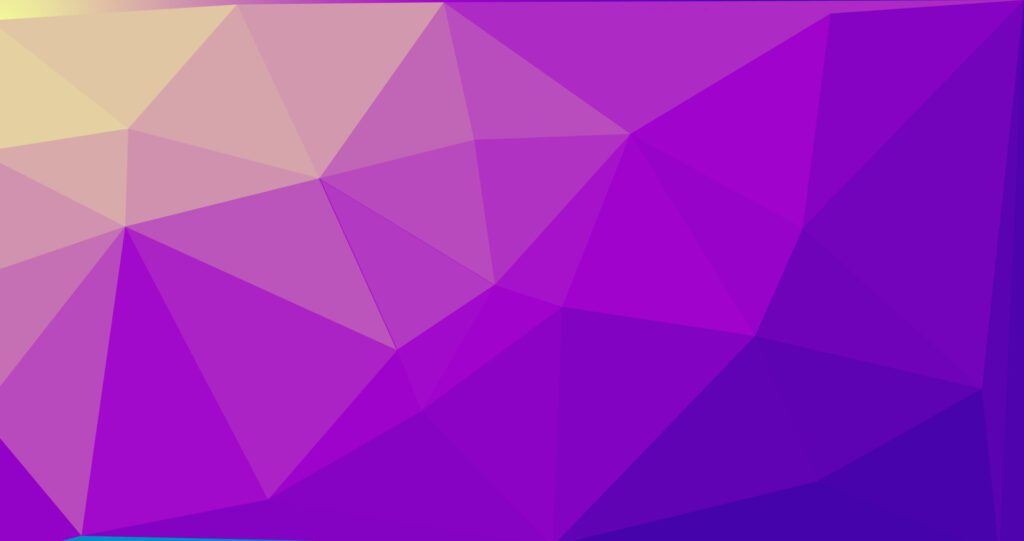 Geometric purple background with triangular polygons. Abstract design. Vector illustration. Free Vector