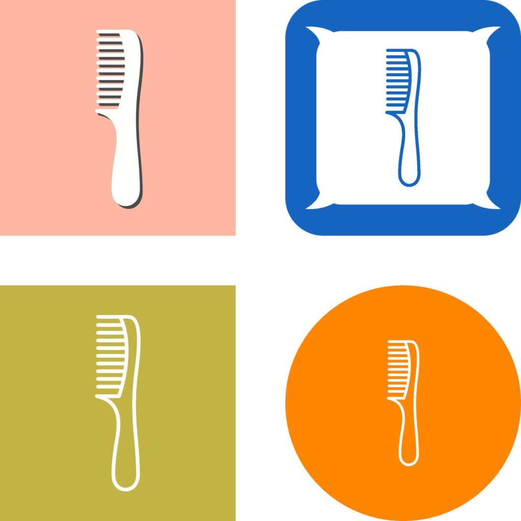 Comb Icon Design Stock Free