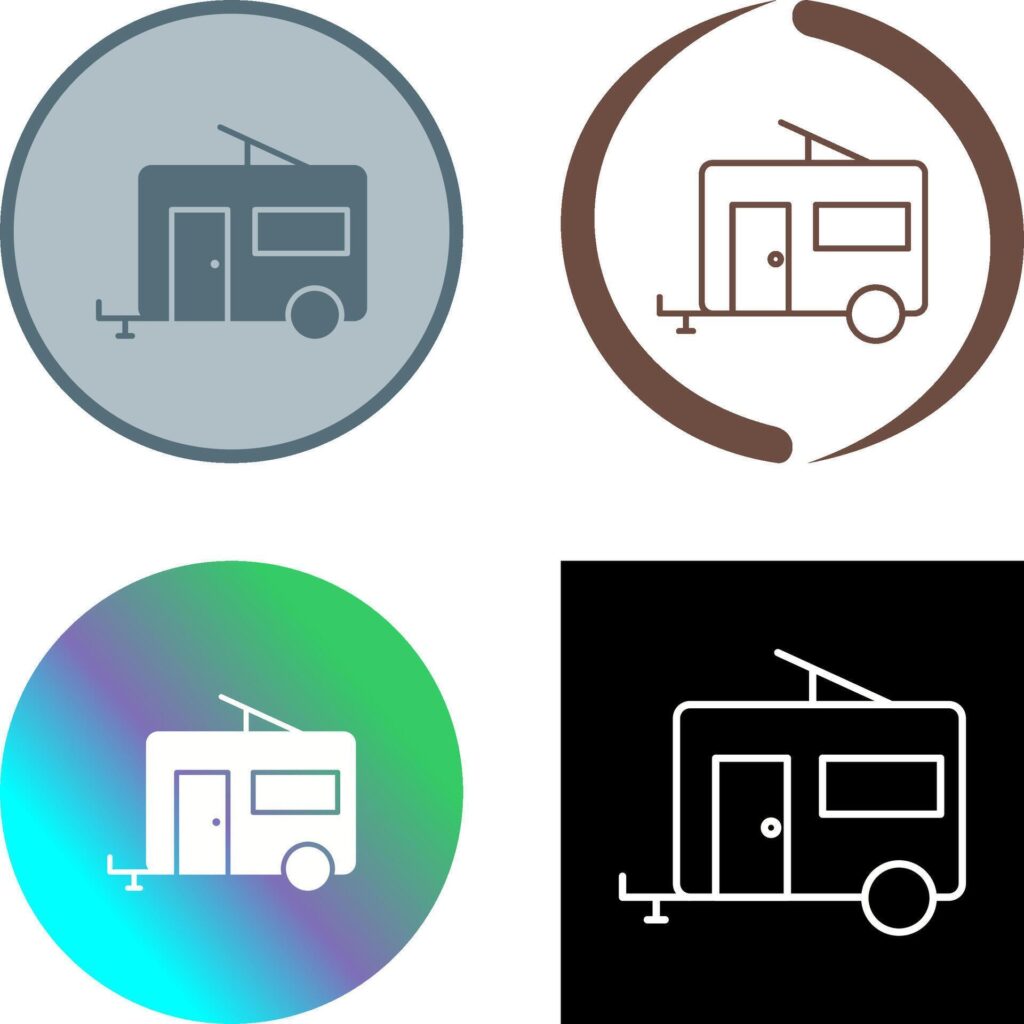 Trailer Icon Design Stock Free