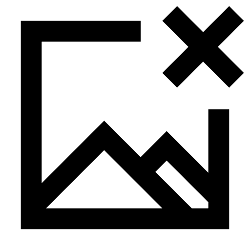 Image, square, xmark icon