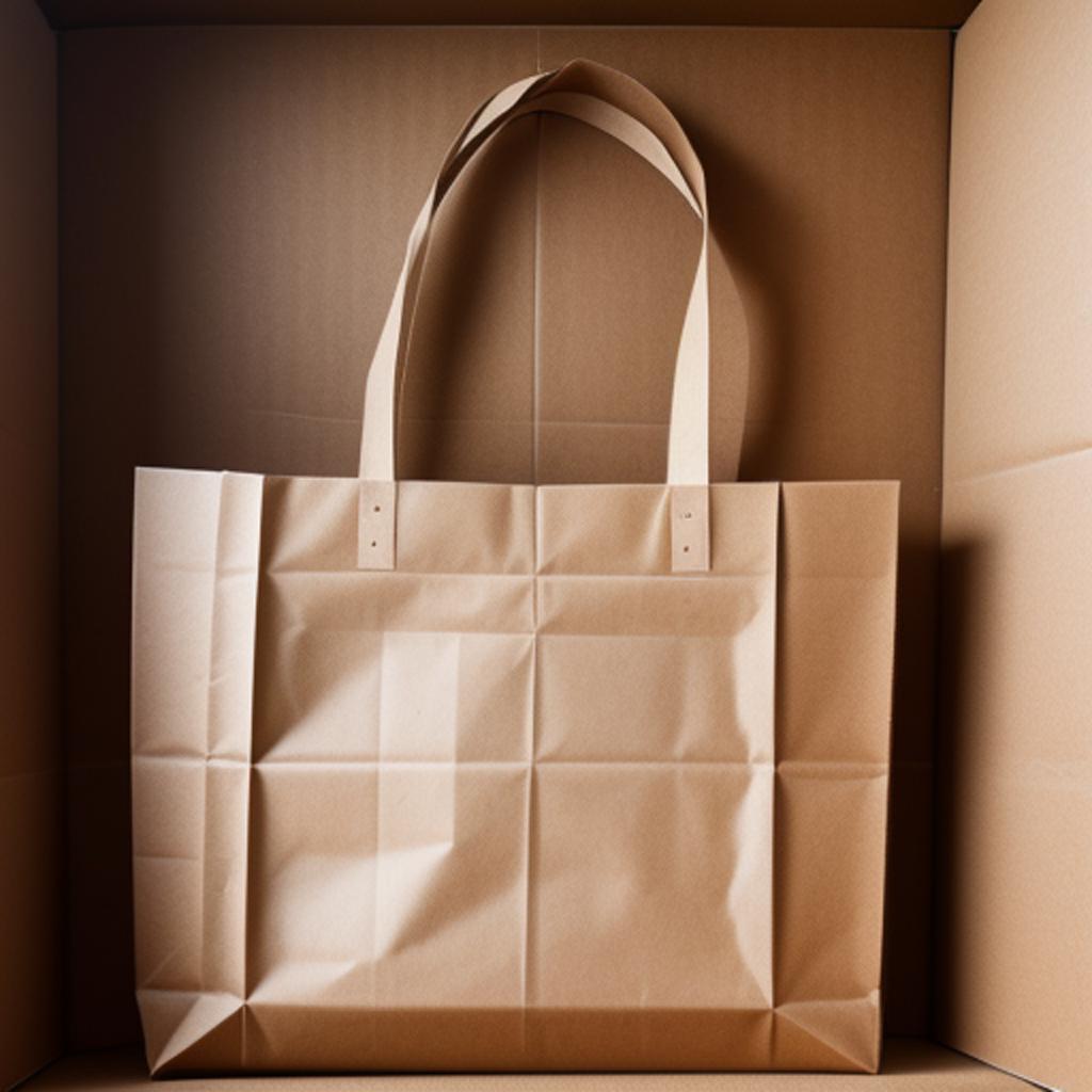 Design a cardboard bag by @ai_generated