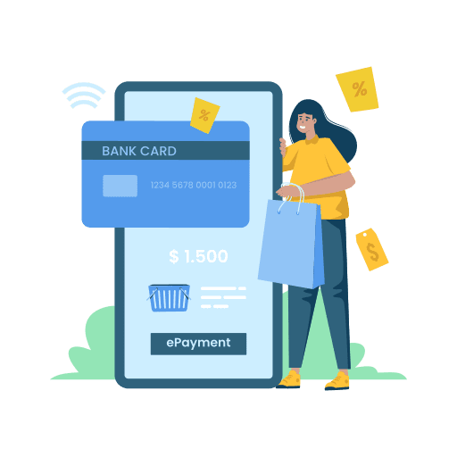 Buy, payment, purchase illustration