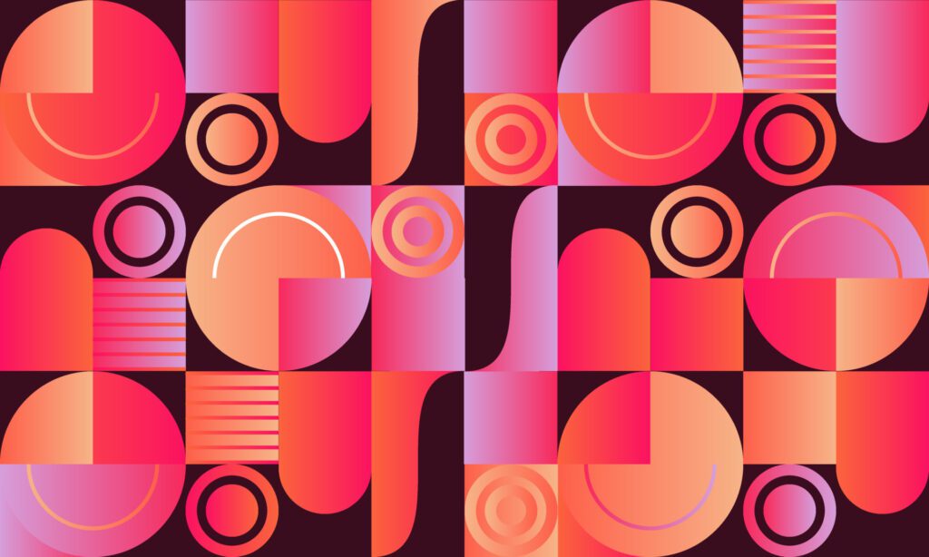 Abstract gradient geometric background. Free Vector and Free SVG