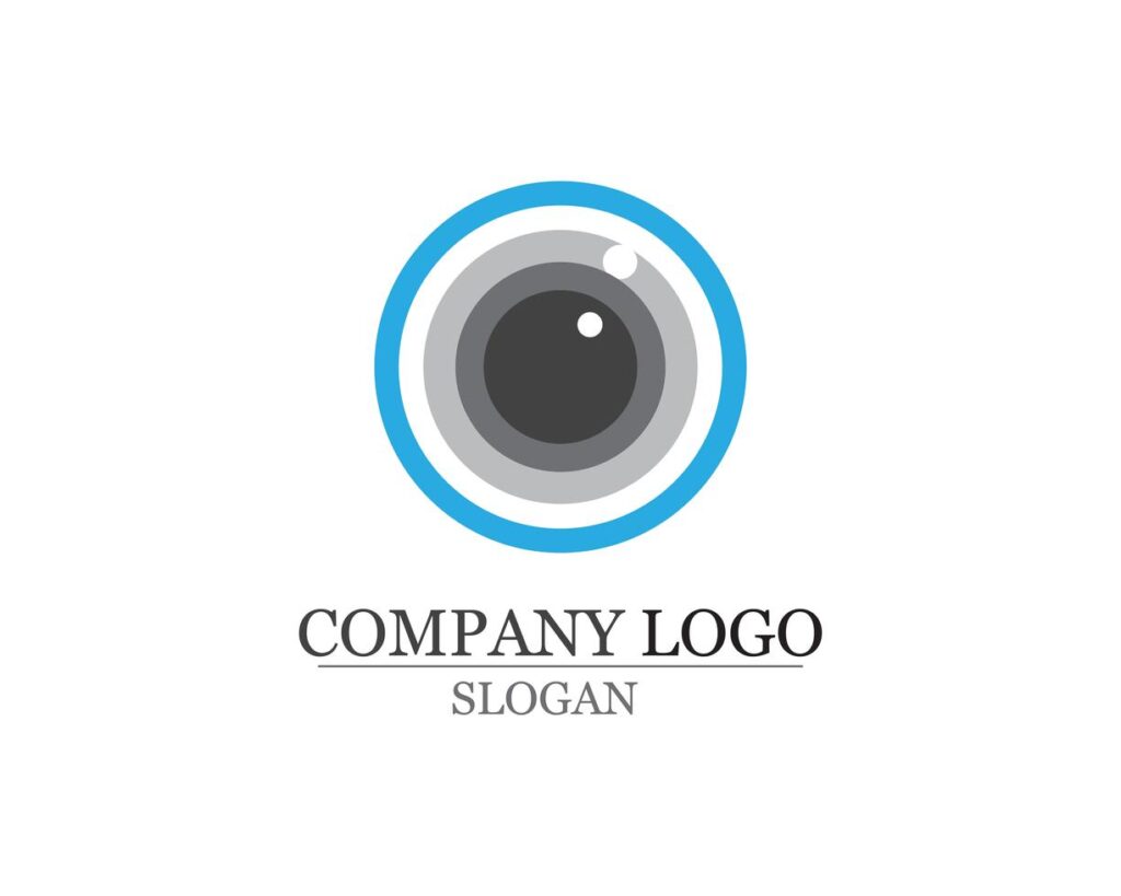 Eye care logo and symbols template vector icons Stock Free