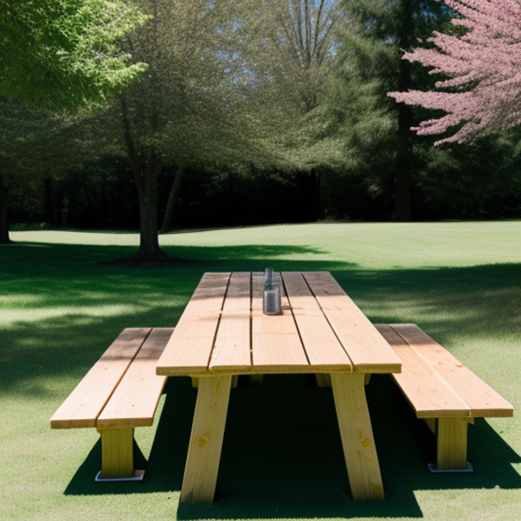 Picnic table by @annae0520 by @ai_generated