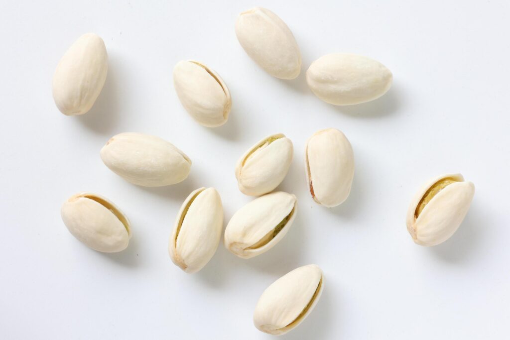 Pistachio nut isolated on white background Stock Free