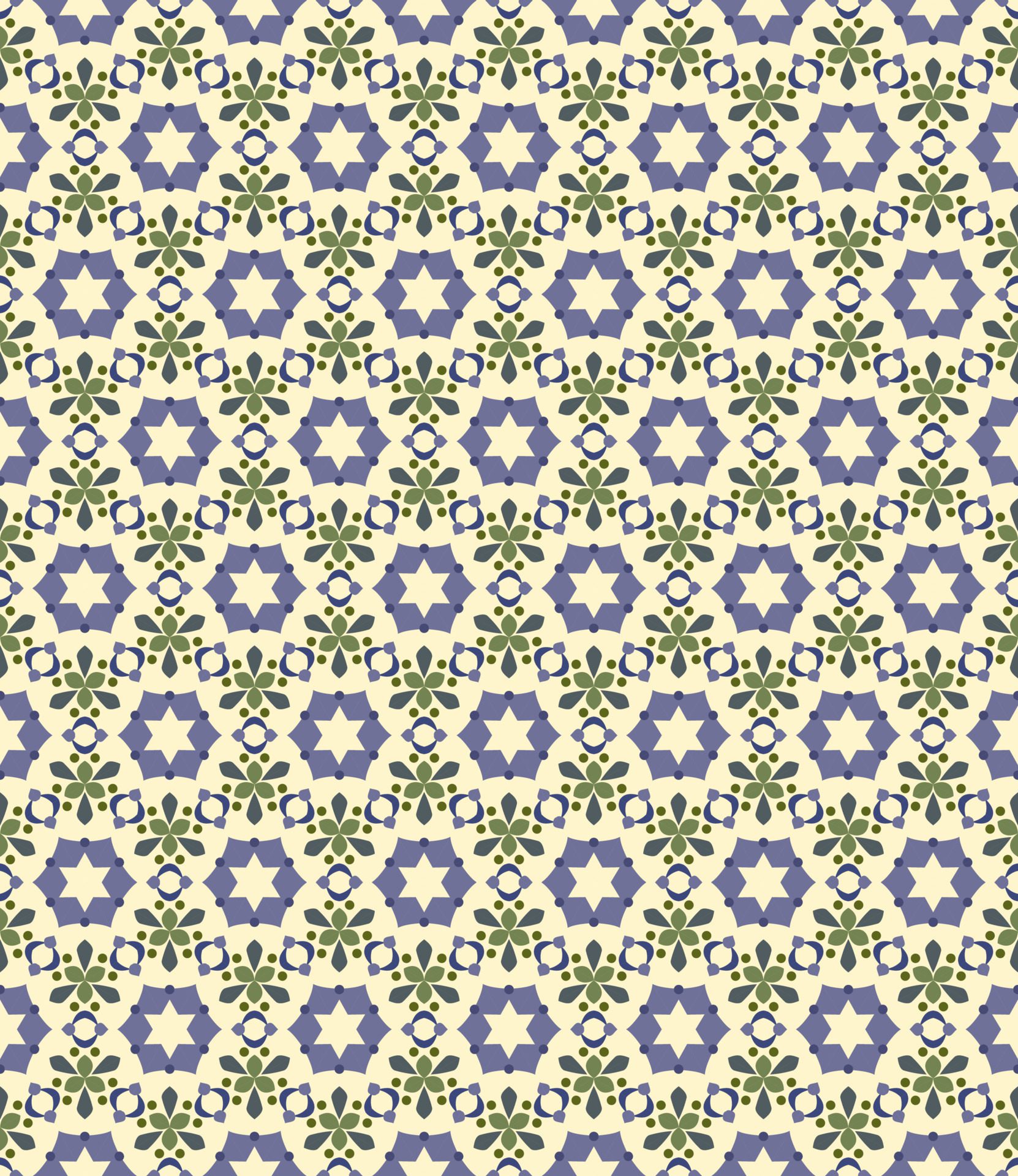 Seamless floral pattern with leaves Free Vector