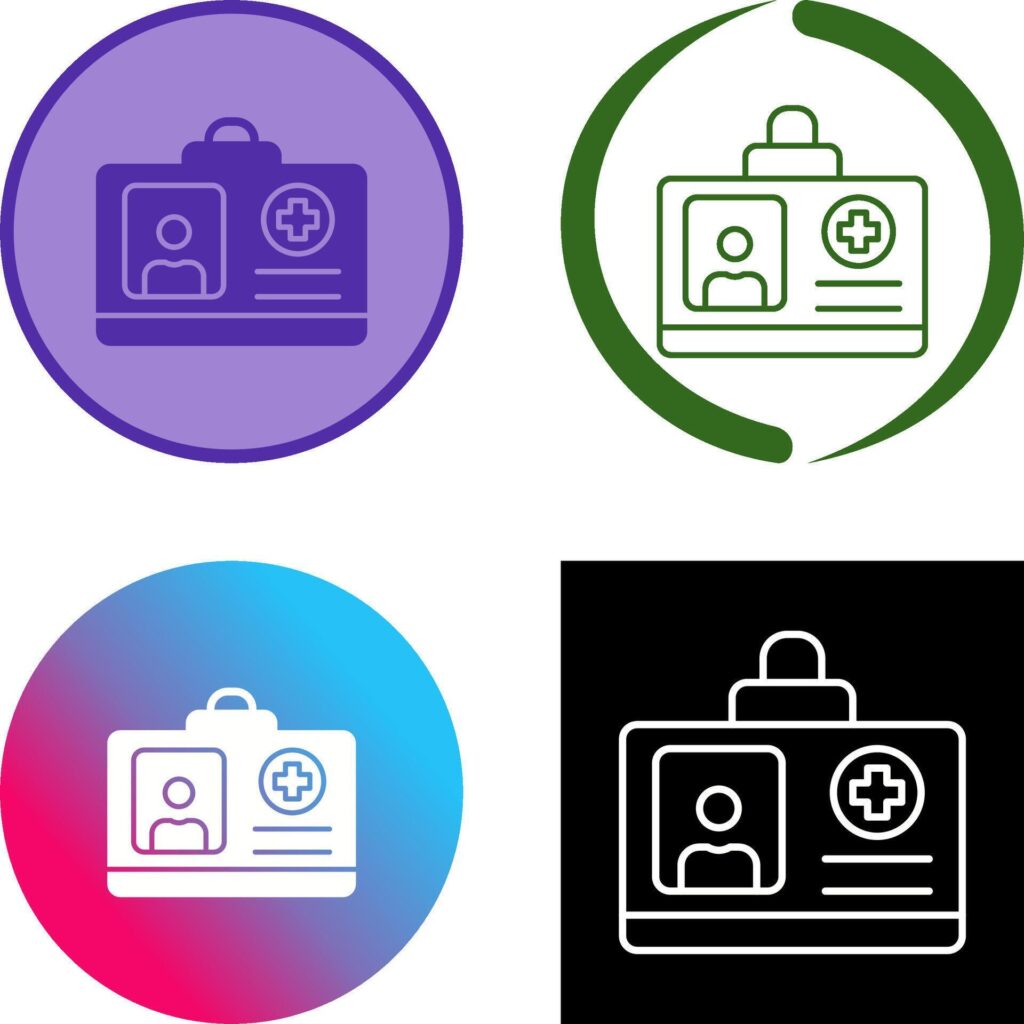 Id Card Icon Design Stock Free