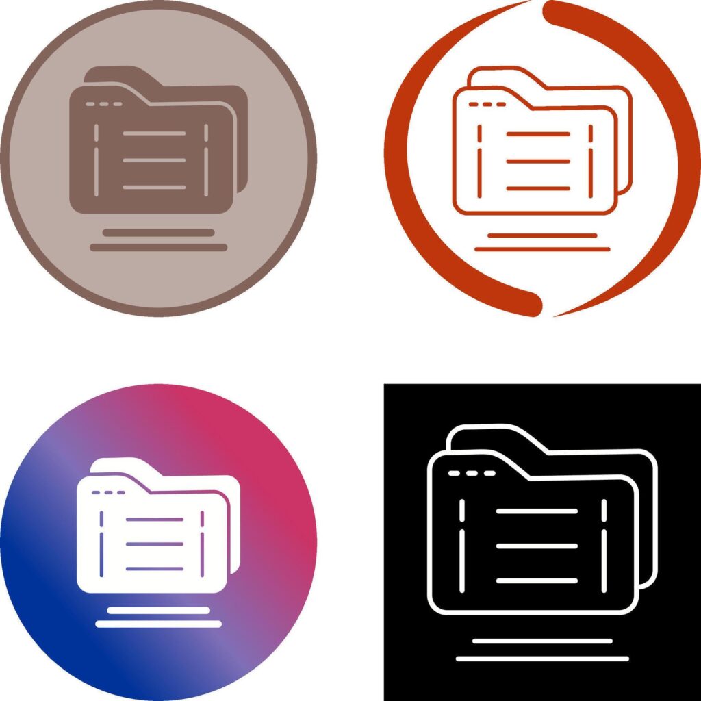 Folder Icon Design Stock Free