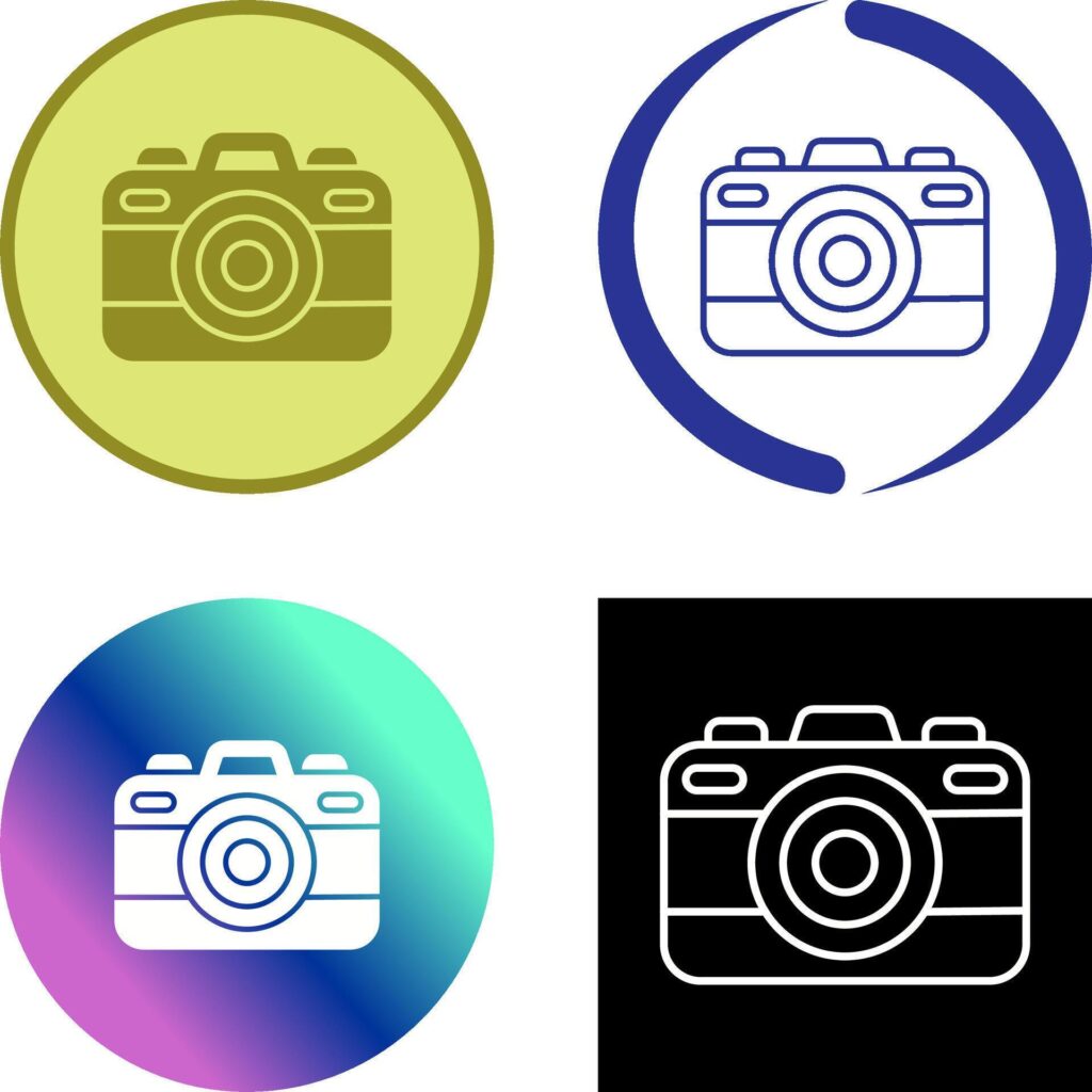 Camera Icon Design Stock Free