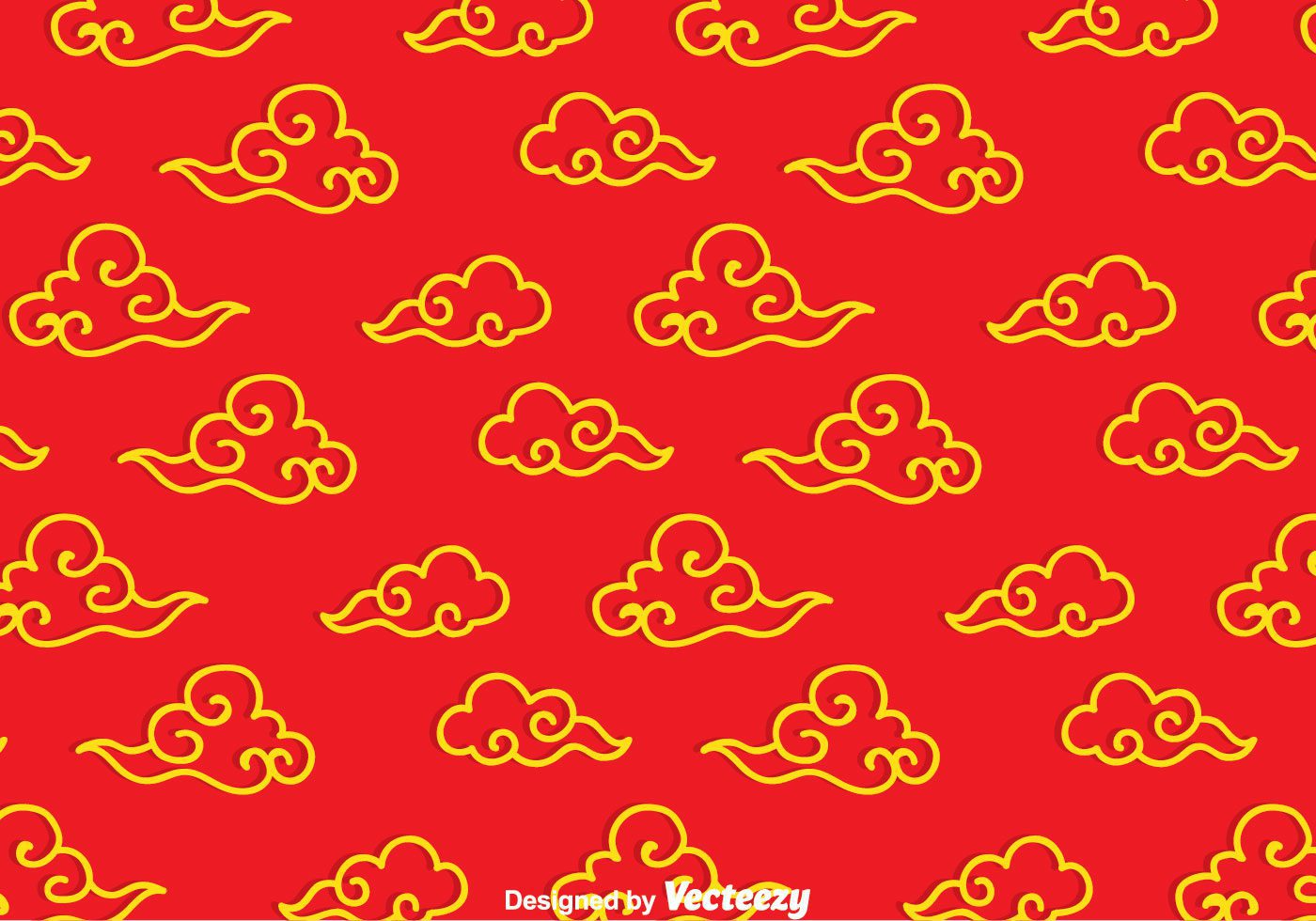 Chinese Cloud Pattern Free Vector and Free SVG