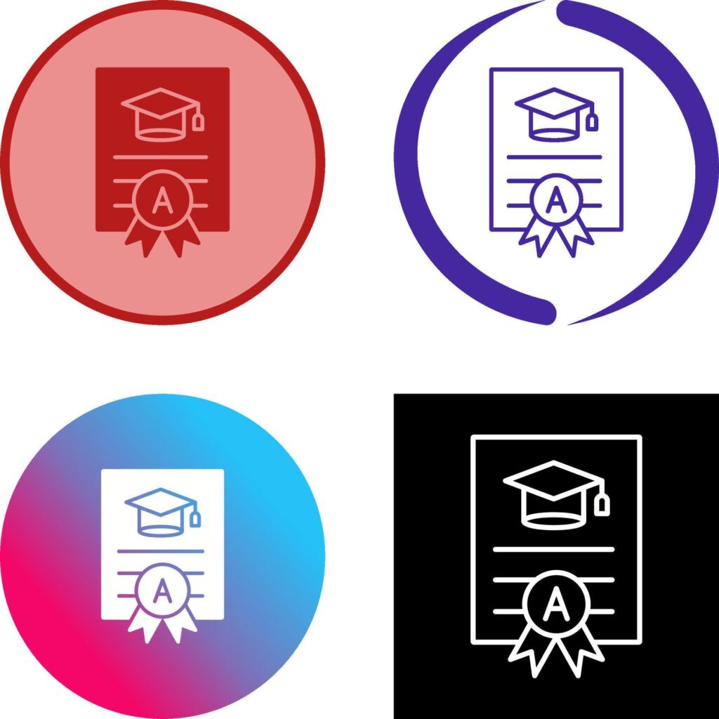 Report Card Icon Design Stock Free