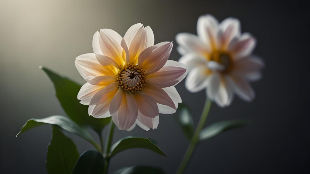 Lily flowers with beautiful blur background Stock Free