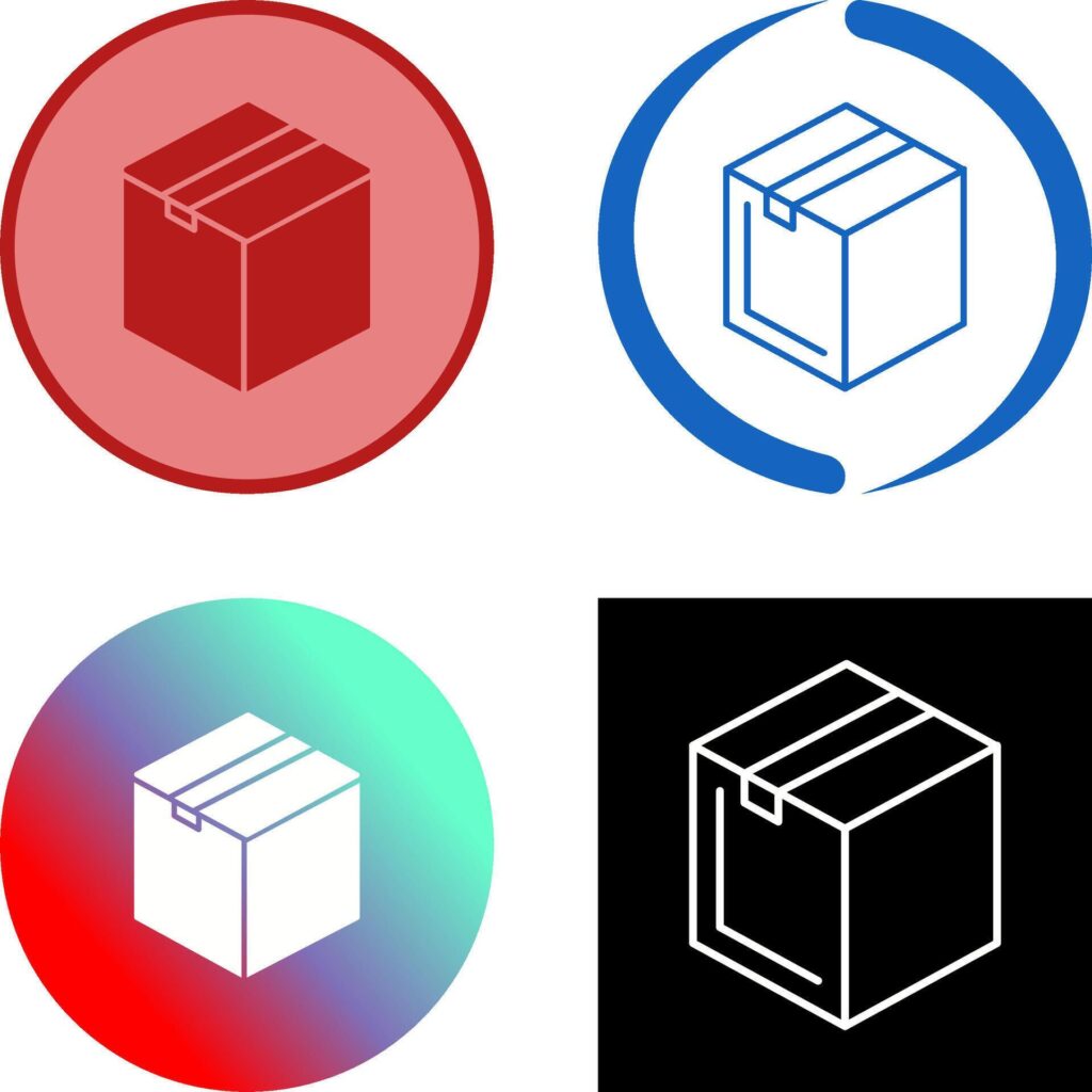 Package Icon Design Stock Free