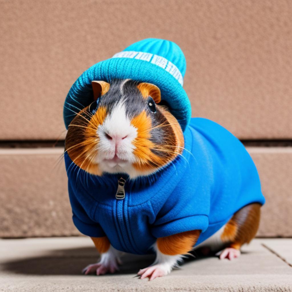 A Guinea pig that by @ai_generated