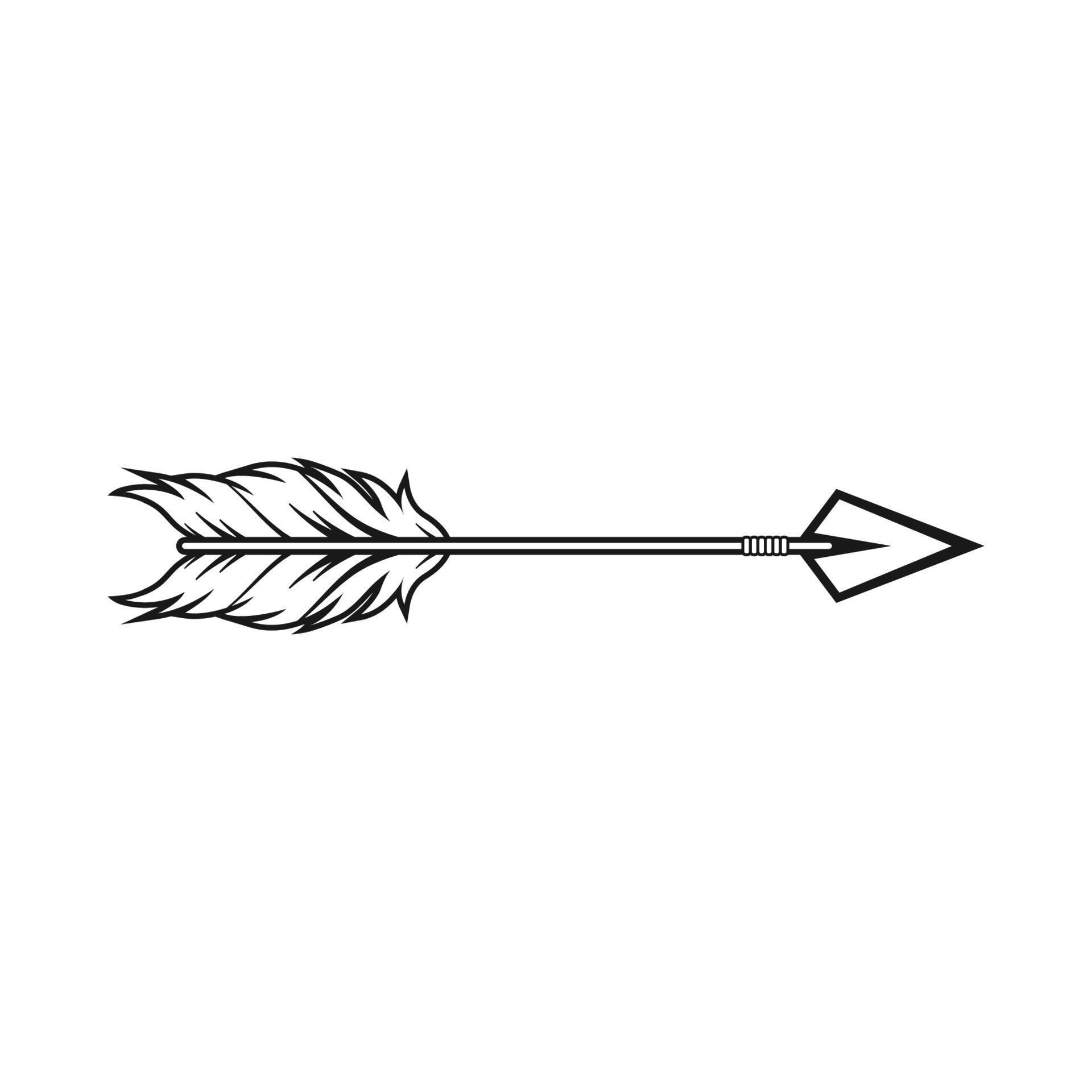 tribal arrow graphic design vector Stock Free