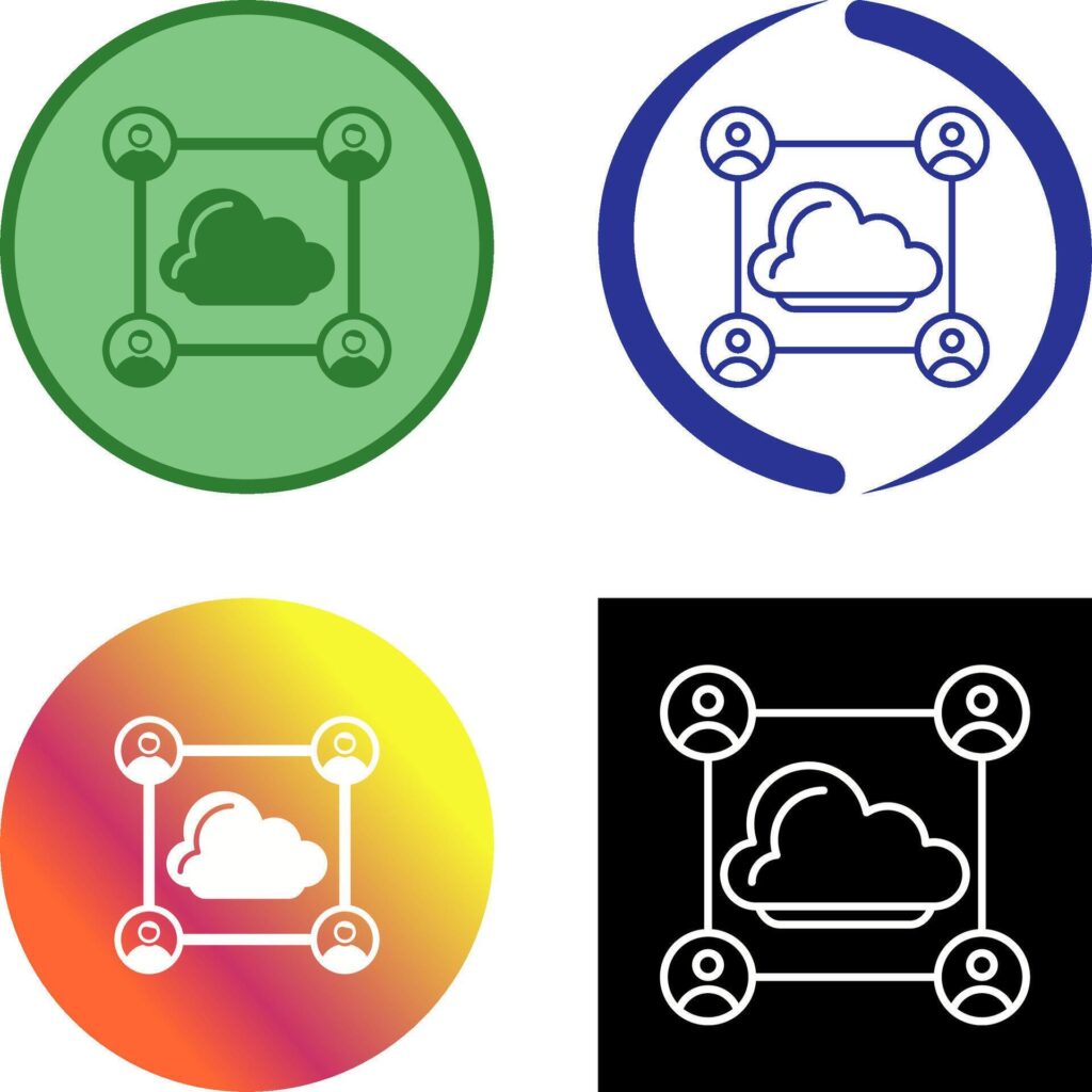 Network Icon Design Stock Free