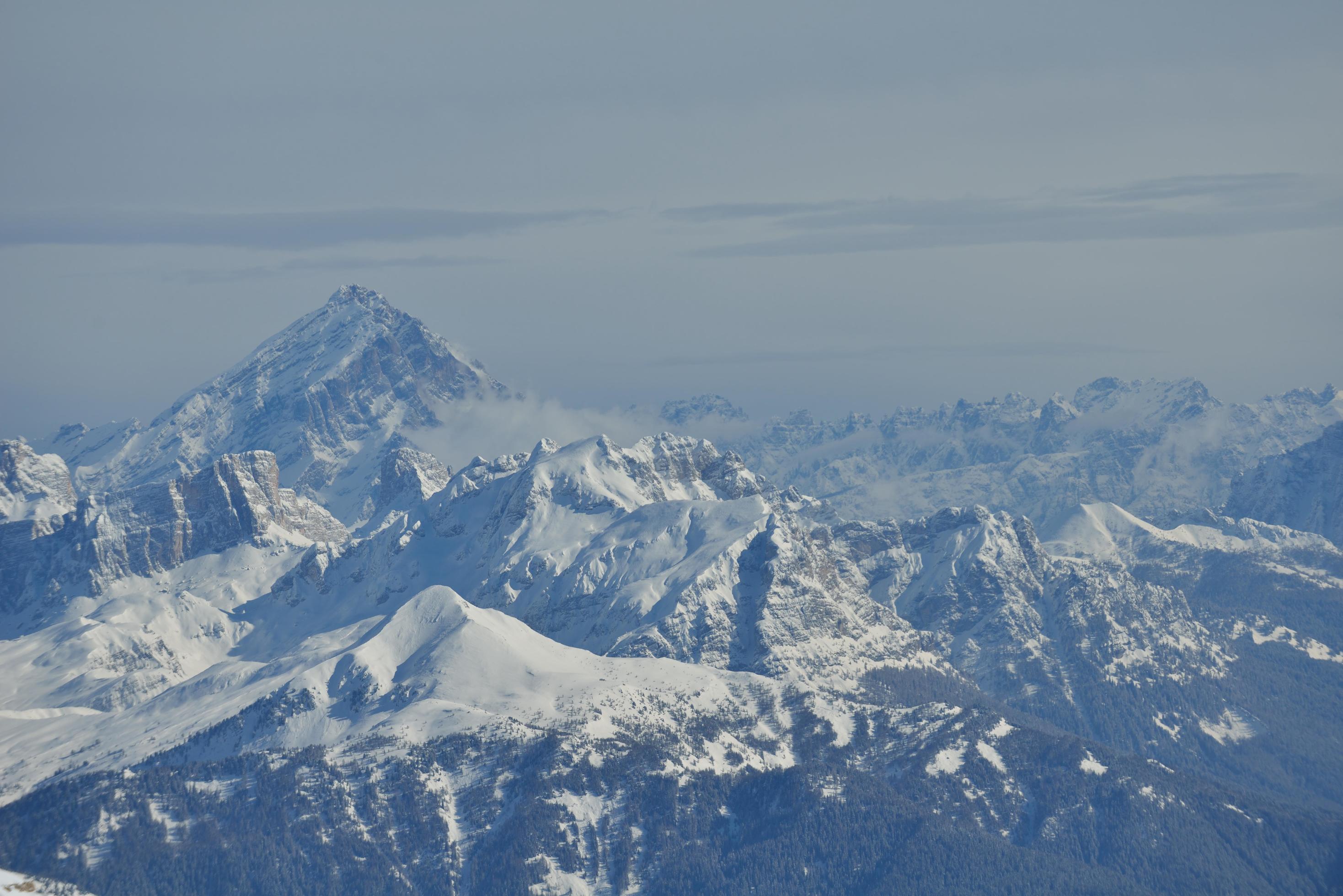 mountain winter nature Stock Free