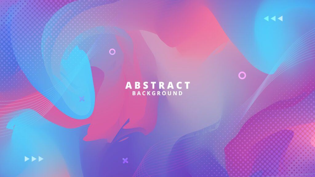 Abstract Colorful Gradient Mesh Background Free Vector