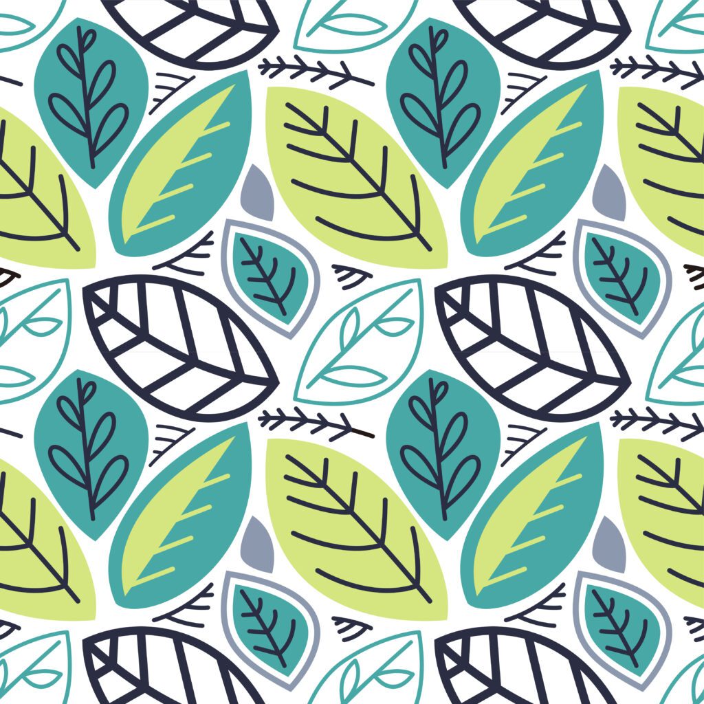 leaf nature seamless pattern Free Vector