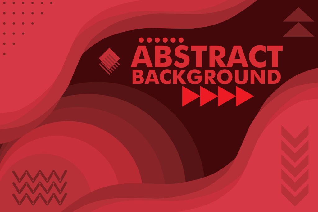 ilustration vector of abstract rectangle red style background design free vector Free Vector