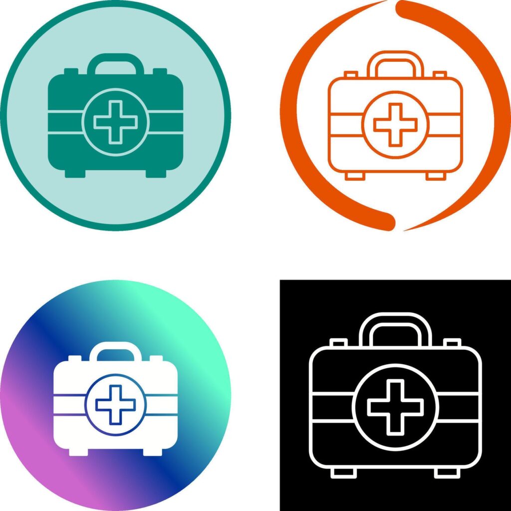 First Aid Kit Icon Design Stock Free