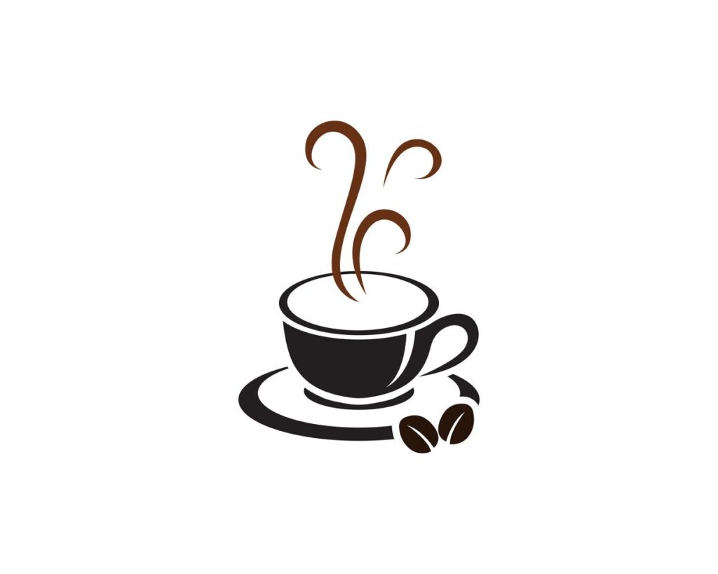 Coffee cup Logo Template vector icon Stock Free