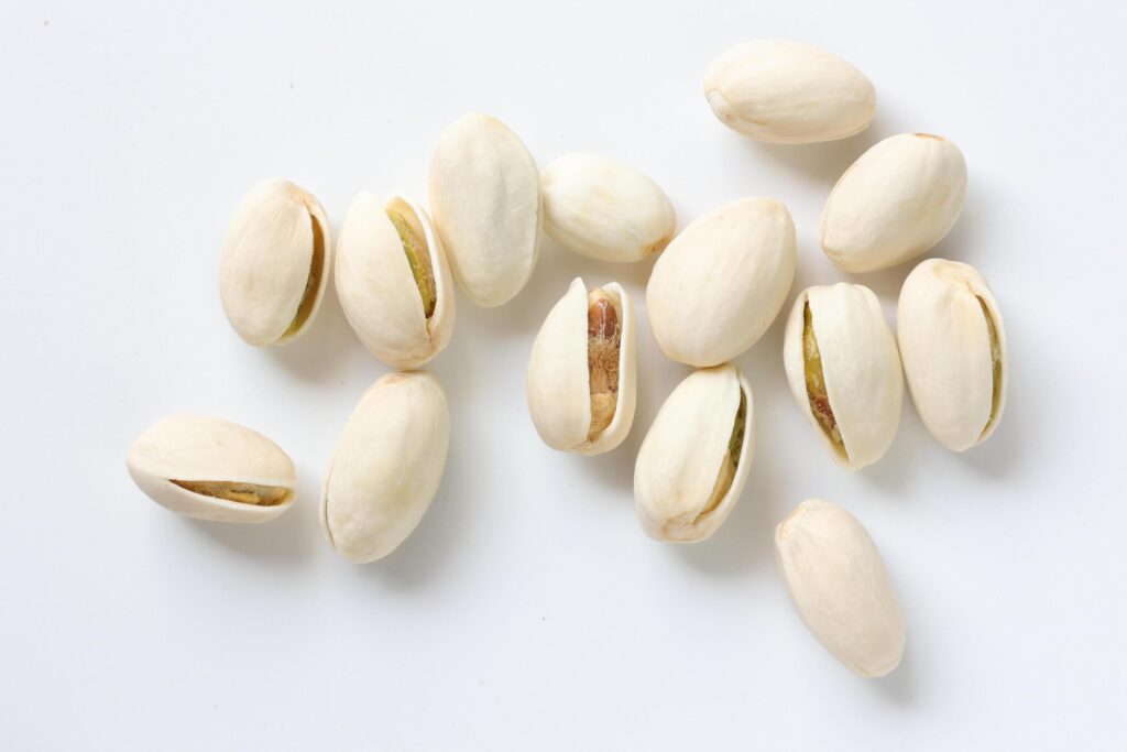 Pistachio nut isolated on white background Stock Free