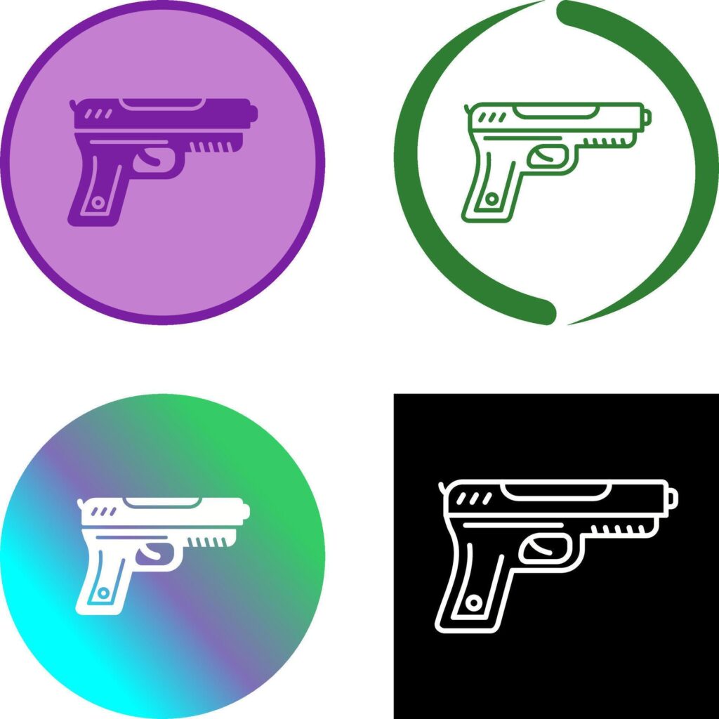 Gun Icon Design Stock Free