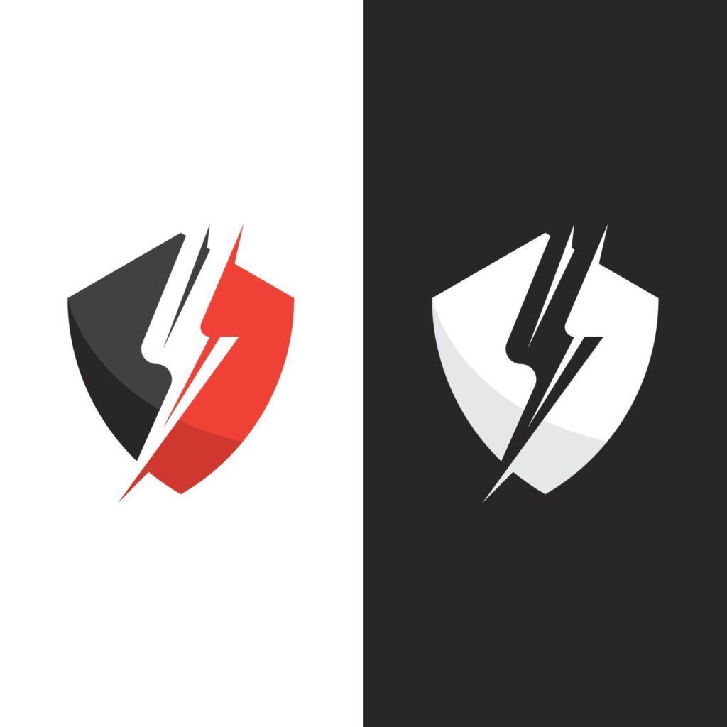 flash thunderbolt logo template Stock Free