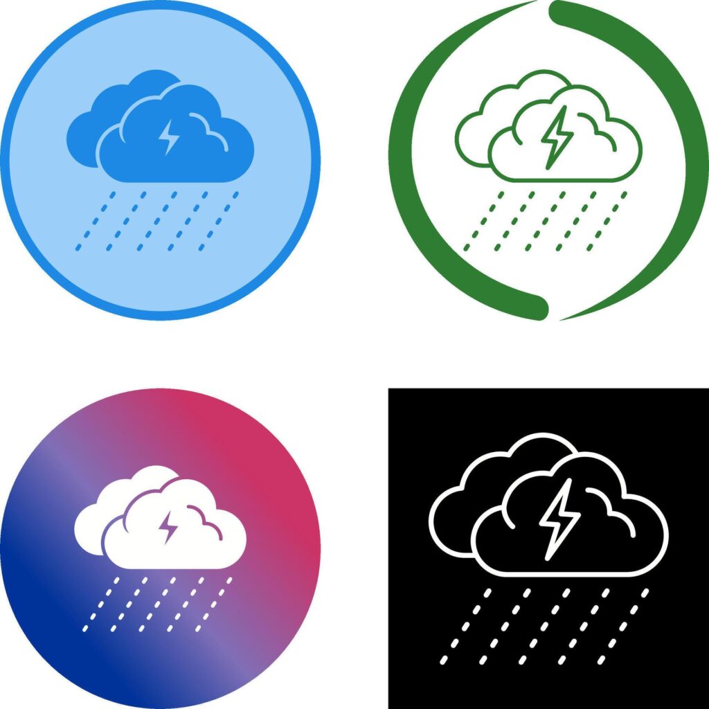 Rainy Day Icon Design Stock Free