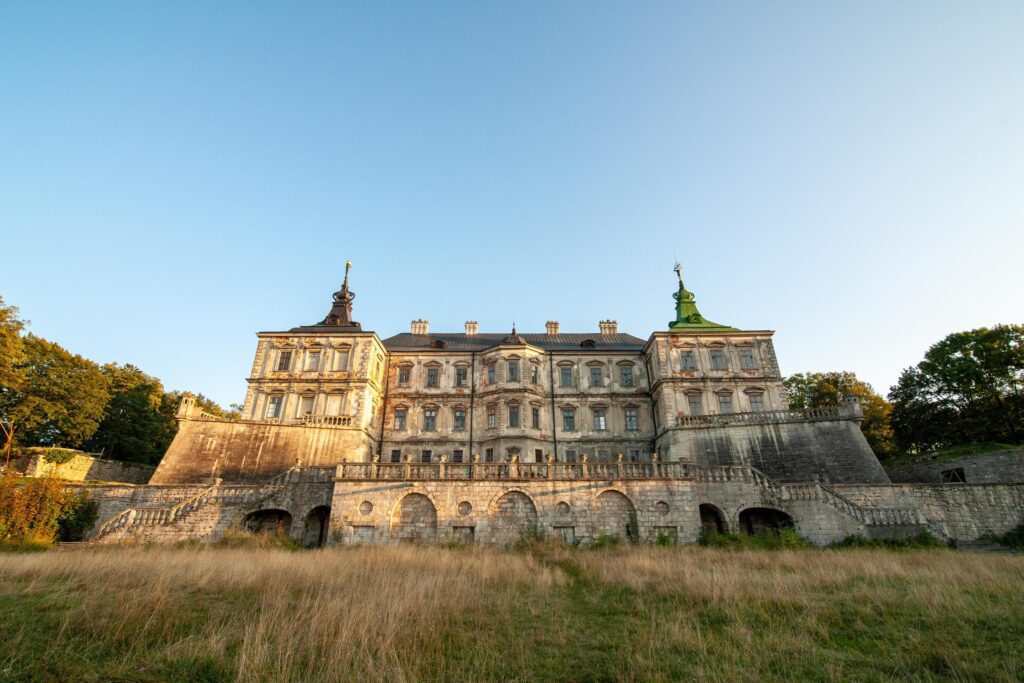 Beautiful Medieval Pidhirtsi Castle, Lviv region, Ukraine. March 30, 2020 Stock Free