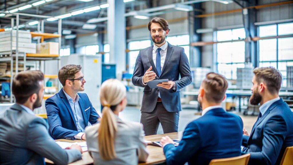 Business meeting in office Stock Free