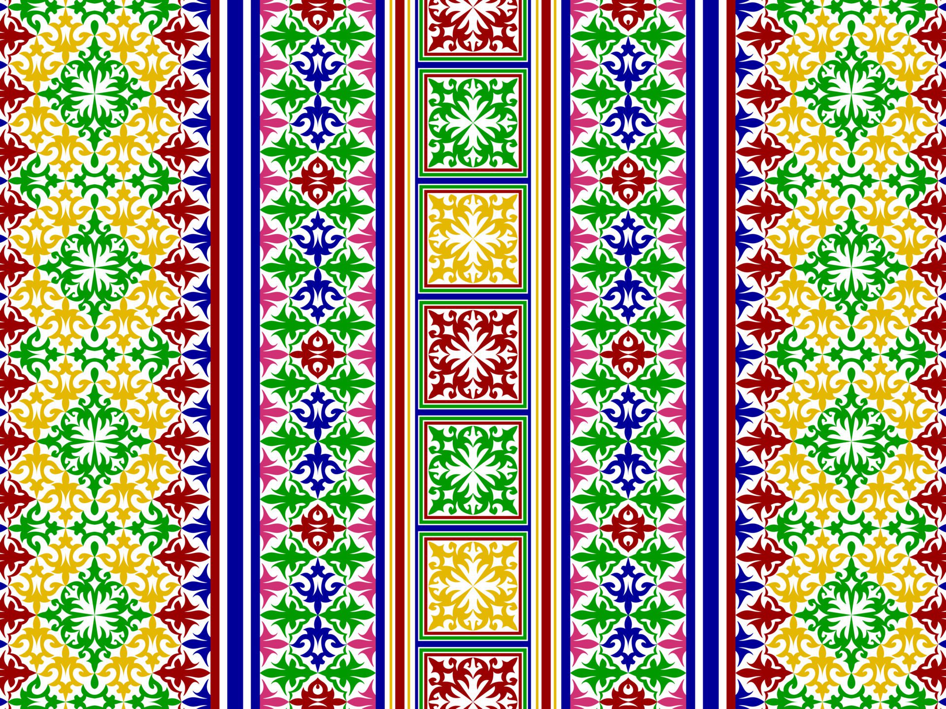 elegant ethnic pattern background Free Vector