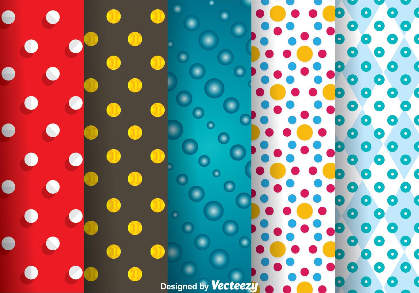 Dot Pattern Set Free Vector and Free SVG