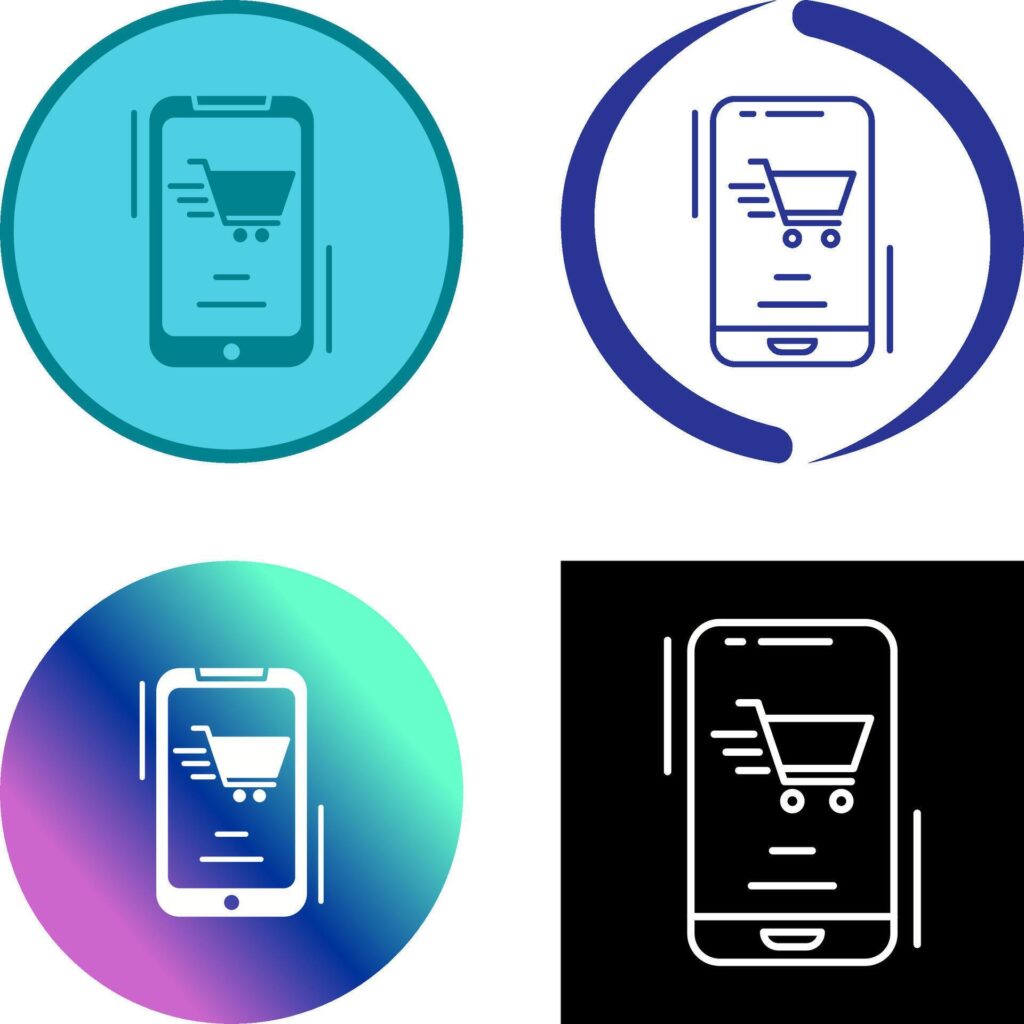 Online Shop Icon Design Stock Free