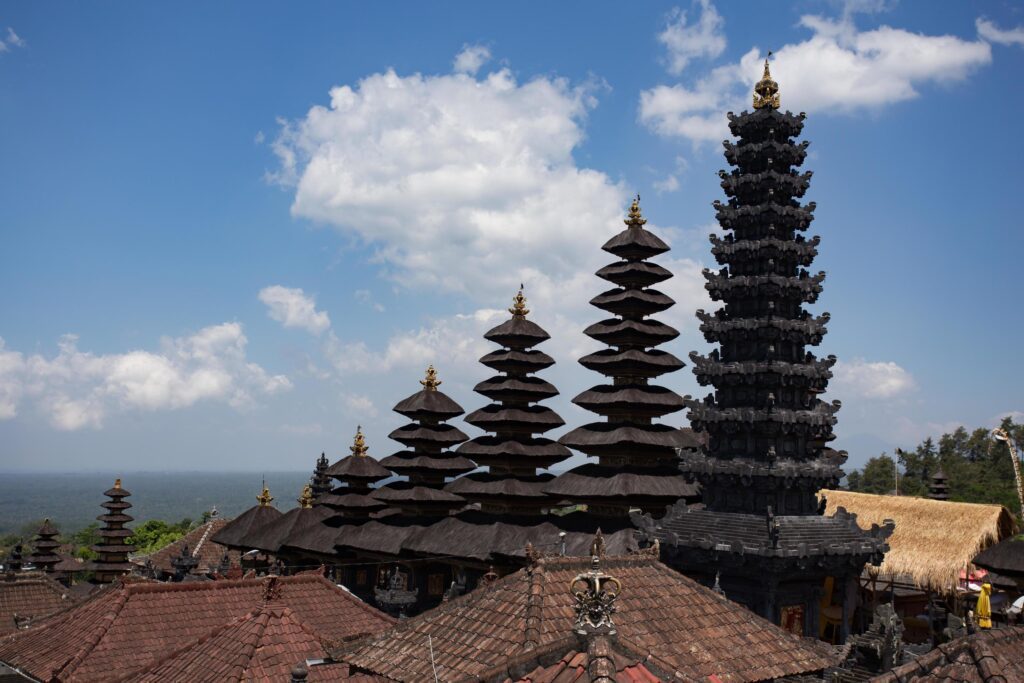 Besakih complex Pura Penataran Agung ,Hindu temple of Bali, Indonesia Stock Free