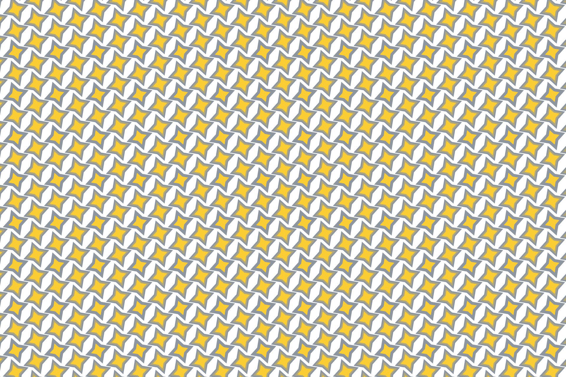 modern simple abstract seamlees gold silver metal colour star pattern on white colour background Free Vector