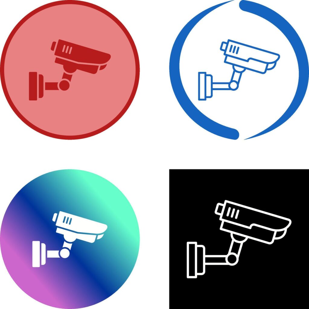 Security Camera Icon Design Stock Free