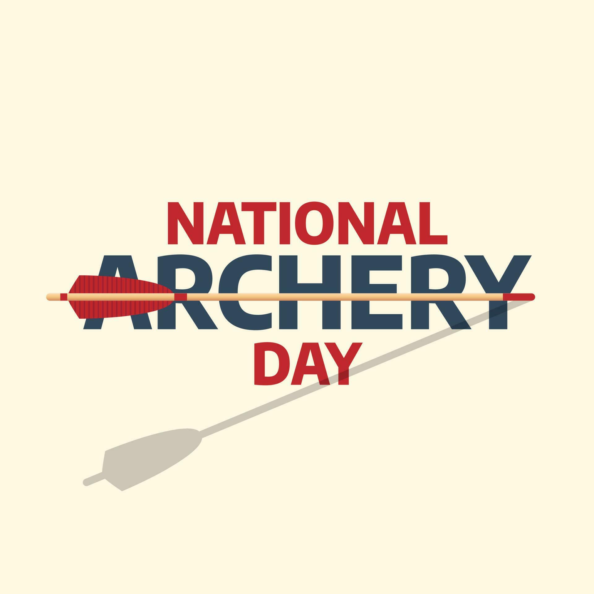 national archery day design template for celebration. archery vector illustration. archery day design template. archery bow arrow target design template. Stock Free and Free SVG