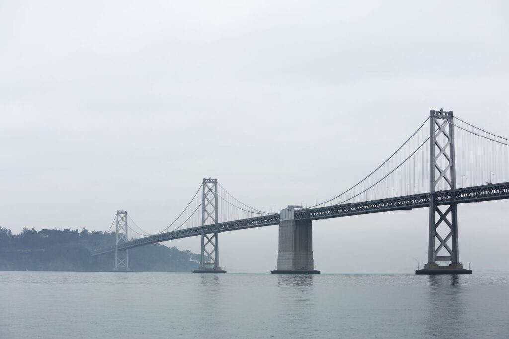 Bridge In The Fog Stock Free