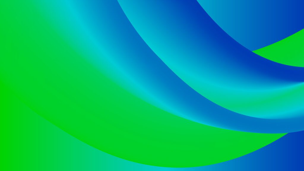 Abstract background with green to blue gradient color with curved edges. suitable for business, advertisement, banner, poster, etc. Free Vector and Free SVG